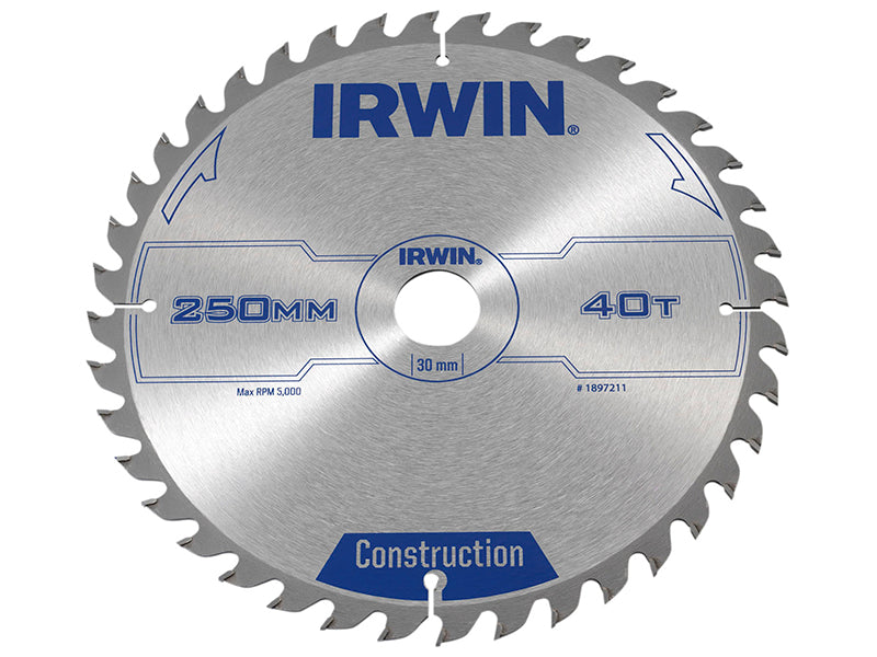 General Purpose Table & Mitre Saw Blade 250 x 30mm x 60T ATB