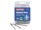 Aluminium Rivets 4.8 x 8mm Short Pre-Pack of 50