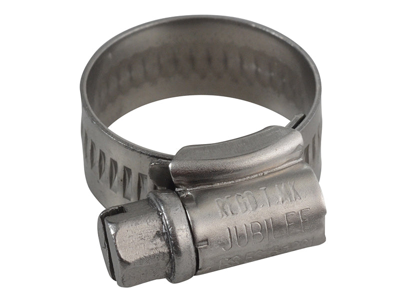 0X Stainless Steel Hose Clip 18 - 25mm (3/4 - 1in)