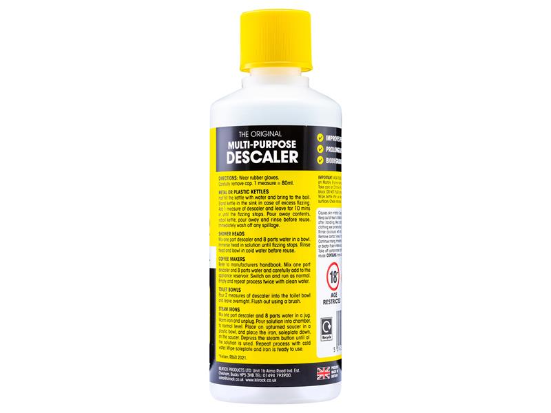 Kilrock-Mega K Multi-Purpose Descaler 1 litre (12 Dose Bottle)