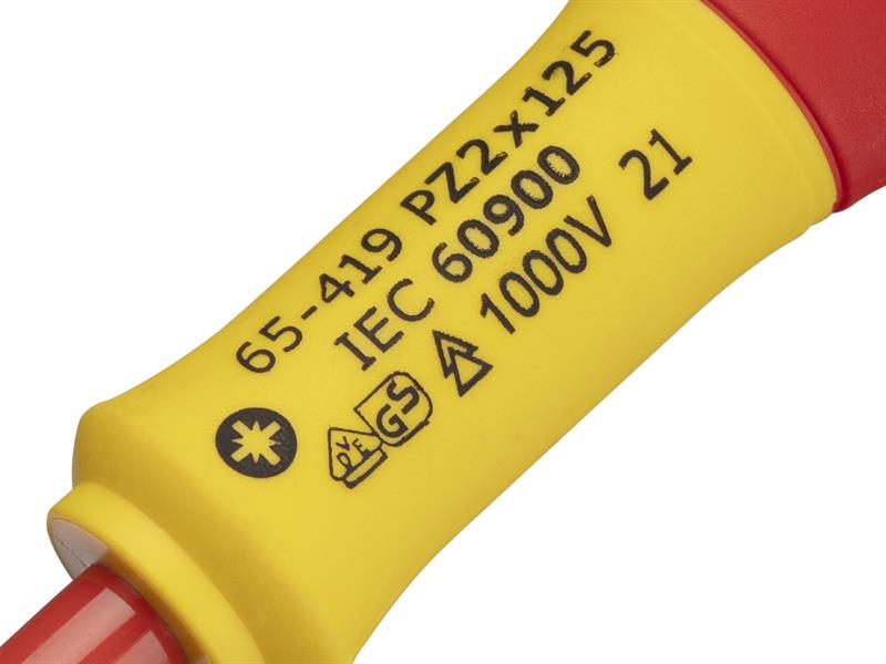 FatMax® VDE Insulated Screwdriver Pozidriv Tip PZ2 x 125mm