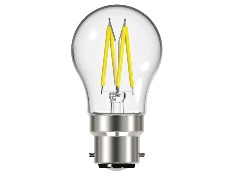 LED SES (E14) Golf Filament Non-Dimmable Bulb, Warm White 470 lm 4W