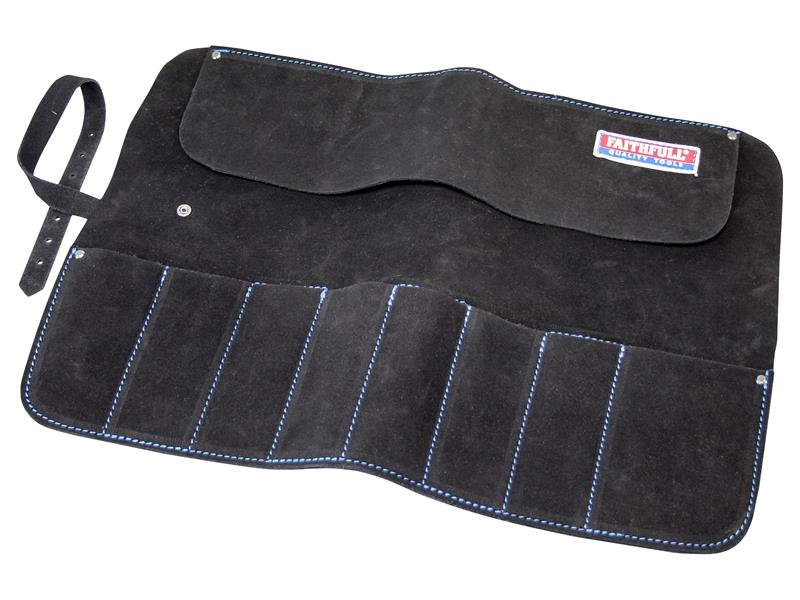 8 Pocket Leather Chisel Roll                                                    