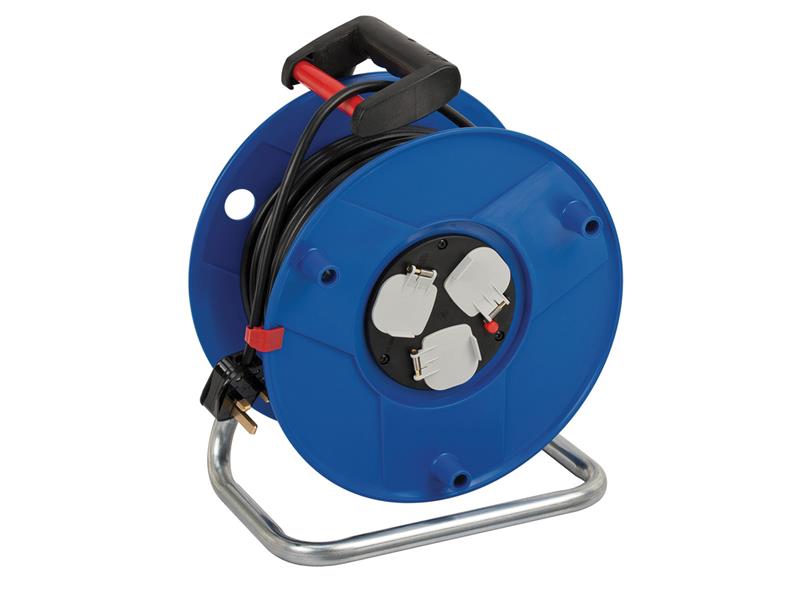 Garant Cable Reel 240V 13A 3-Socket 25m