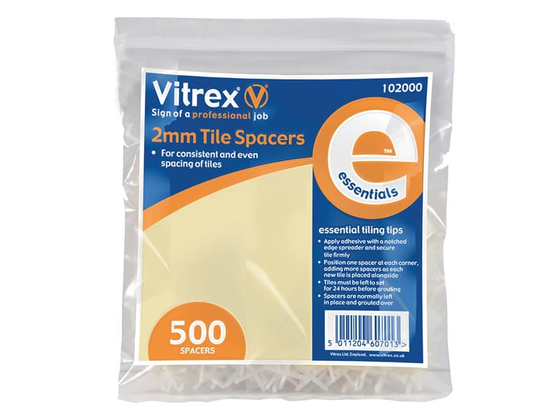 Essential Tile Spacers 7mm (Pack 100)