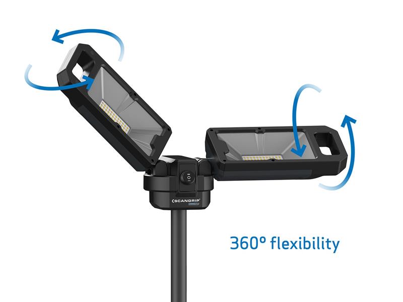 TOWER 5 CONNECT Floodlight with Integrated Tripod 18V Bare Unit