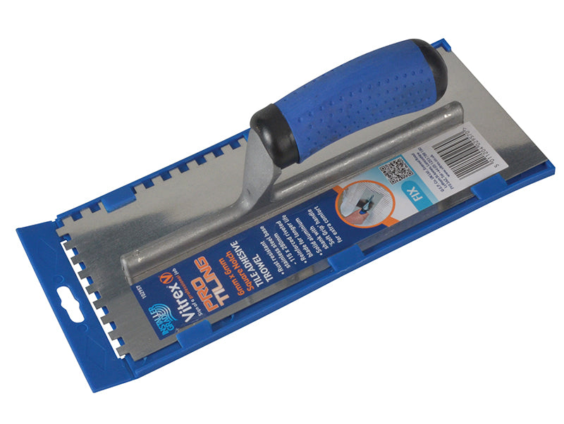 Professional Stainless Steel Adhesive Trowel Square Notches 8mm