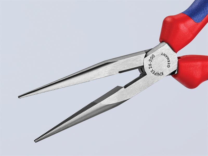 26 12 200 Snipe Nose Side Cutting Pliers Comfort Handles 200mm (8in)            