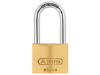 65/40mm Brass Padlock 63mm Long Shackle Keyed Alike 6405