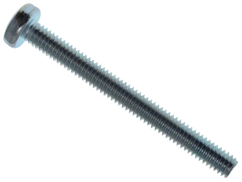 Machine Screw Pozi Compatible Pan Head ZP M6 x 50mm Box 25