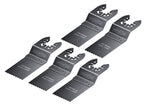 Multi-Function Tool CrV Flush Cut Wood Blade Ground Side Set 34mm (Pack 5)      