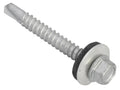 TechFast Hex Head Roofing Screw Self-Drill Light Section 5.5 x 45mm Pack 100    