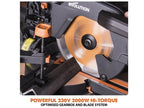 R255SMS+ Pro Multi-Material Sliding Mitre Saw 255mm 2000W 240V                  
