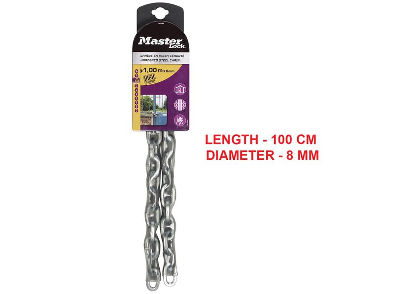 8021E Hardened Steel Chain 2m x 10mm