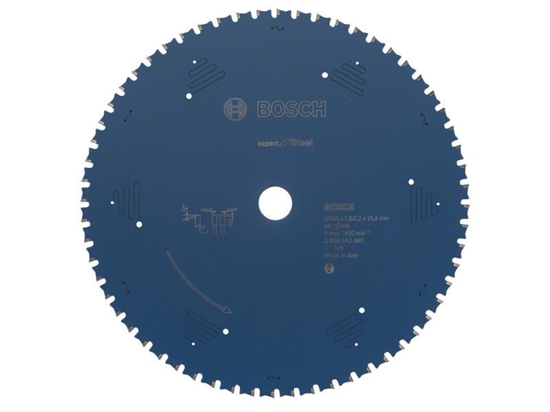 Expert for Steel Circular Saw Blade 305 x 25.4mm x 60T                          