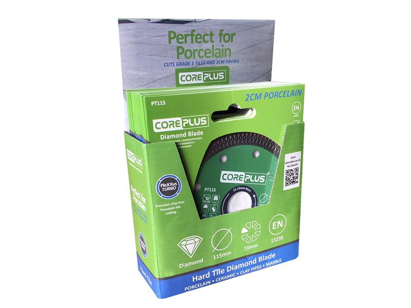 Porcelain Diamond Blade 115mm CDU of 15 Blades                                  