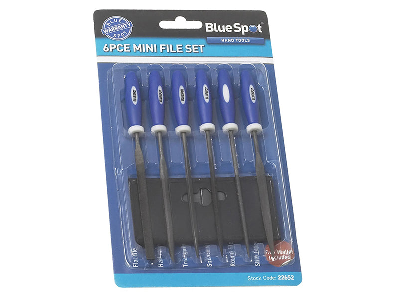 Mini File Set with Pouch 6 Piece                                                
