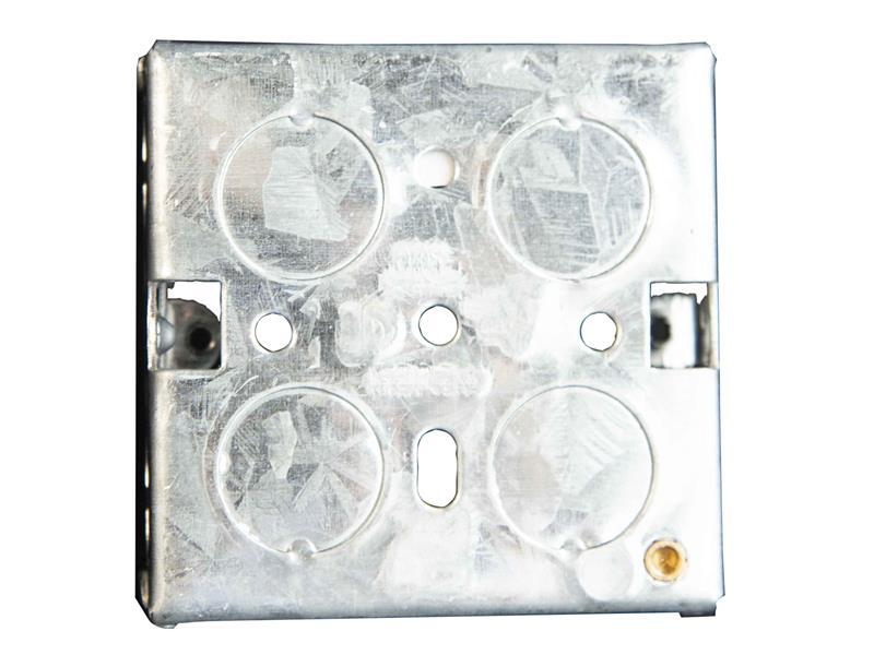 Metal Back Box 1-Gang 16mm                                                      