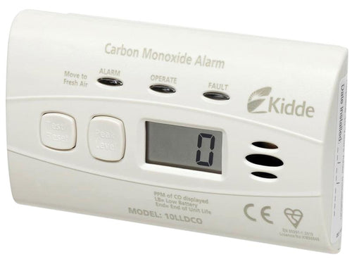 10LLDCO 10-Year Sealed Battery Digital Carbon Monoxide Alarm                    