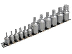 Mixed Drive TORX Socket Set, 12 Piece                                           
