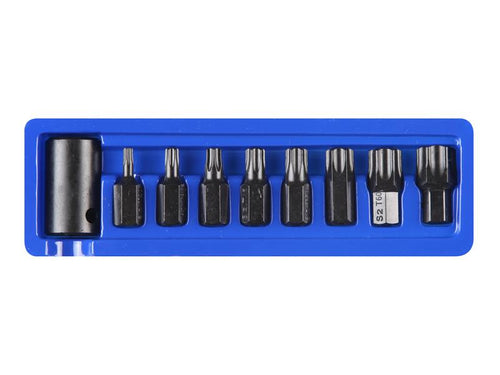 1/2in Impact TORX Bit Set, 9 Piece                                              