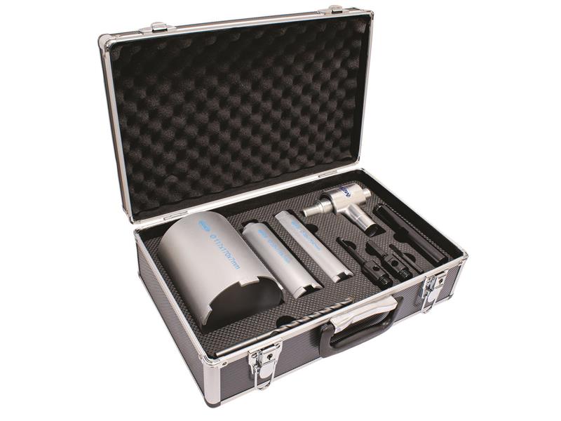 Dust Management Core Drill Kit, 9 Piece