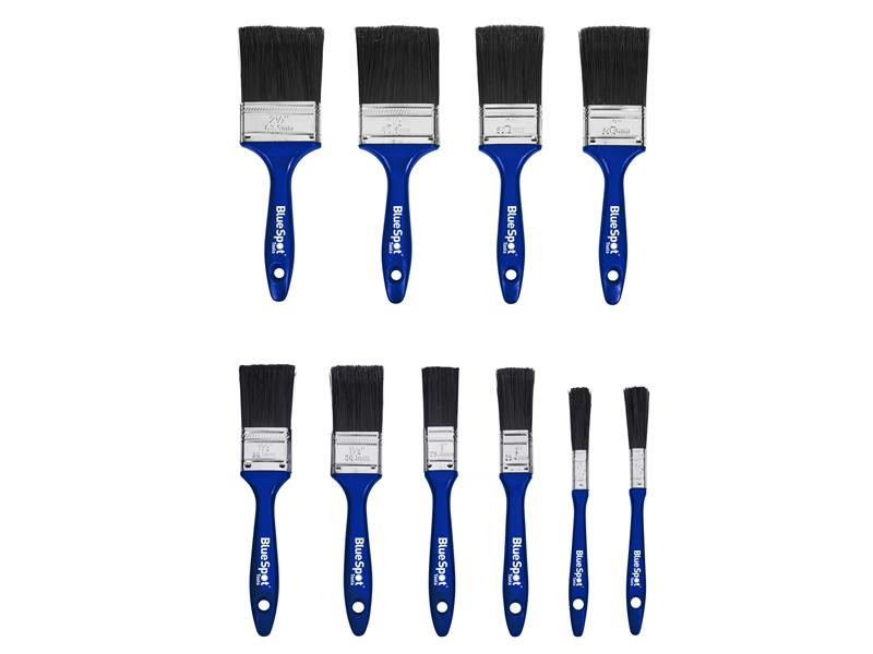 Synthetic Workshop Paint Brush Set, 10 Piece                                    