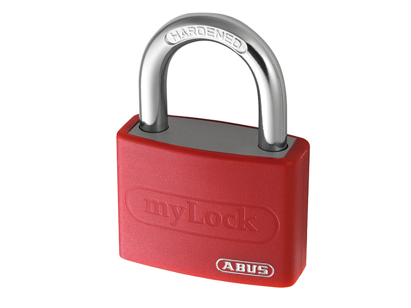 T65AL/40mm My Lock Aluminium Padlock White Keyed Alike 6401
