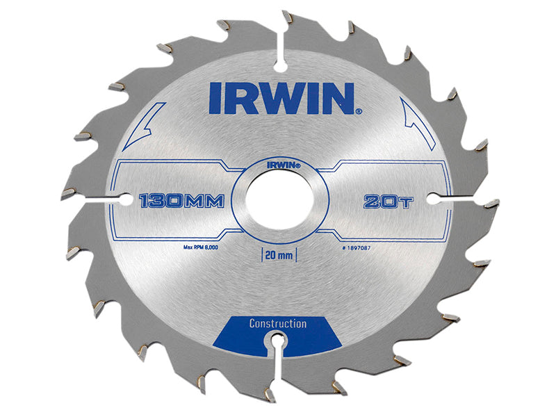 Construction Circular Saw Blade 130 x 20mm x 20T ATB                            