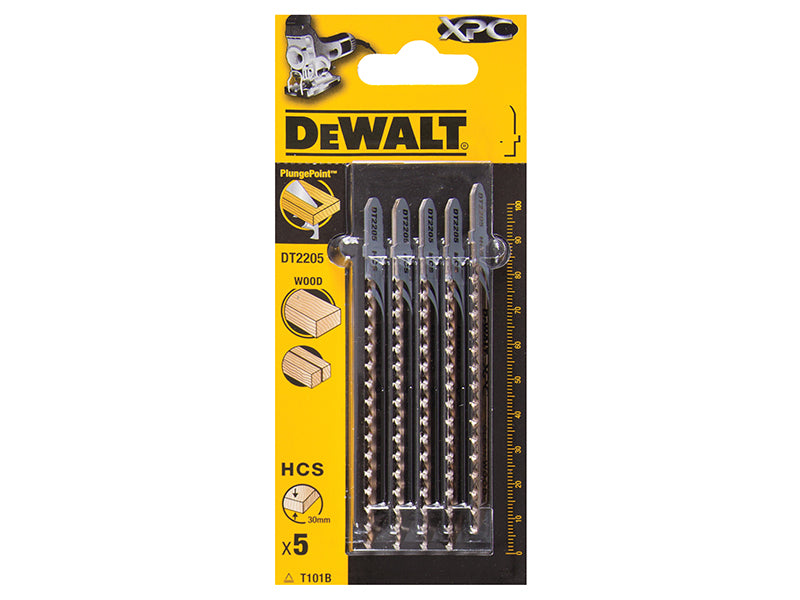 XPC HCS Wood Jigsaw Blades Pack of 5 T101B                                      