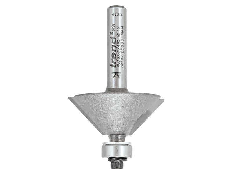 46/38 x 1/2 TCT Bearing Guided Chamfer 45° 50 x 19mm