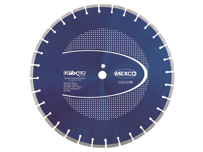 GPX90 Concrete Diamond Blade 600 x 25.4mm