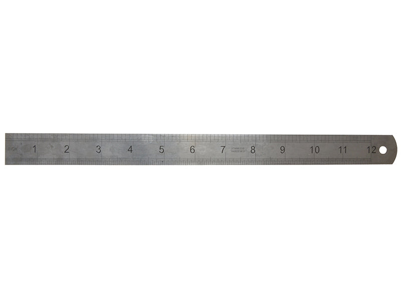 F112ME Steel Rule 300mm / 12in                                                  