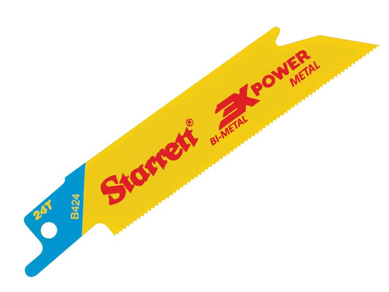 SB424-5 Bi-Metal Reciprocating Blade, Metal Scroll 100mm 24 TPI (Pack 5)