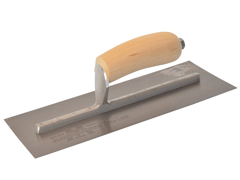 MXS7 Plasterer's Finishing Trowel Wooden Handle 12 x 5in