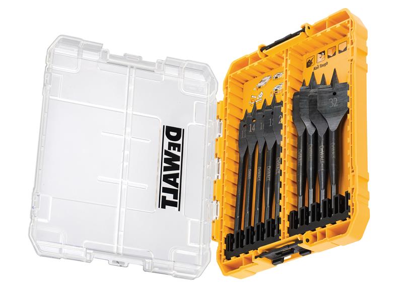 DT70751 Extreme Flat Bit Set, 9 Piece                                           