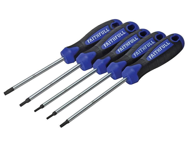 Star (Torx) Head Screwdriver Set, 5 Piece                                       