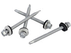 TechFast Hex Head Roofing Screw Self-Drill Light Section 5.5 x 70mm Pack 50     