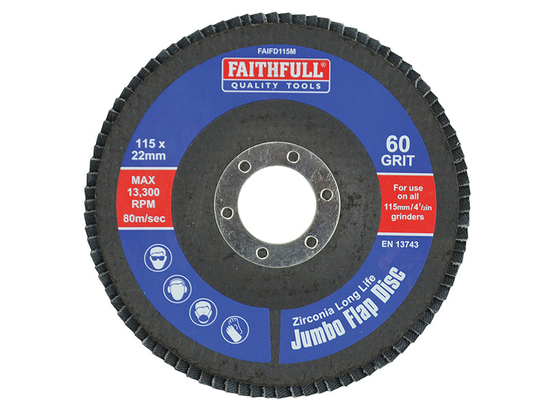 Abrasive Jumbo Flap Disc 127mm Medium