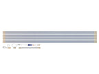 Fibreglass Cable Rod Set 15pc 10 x 1000mm                                       