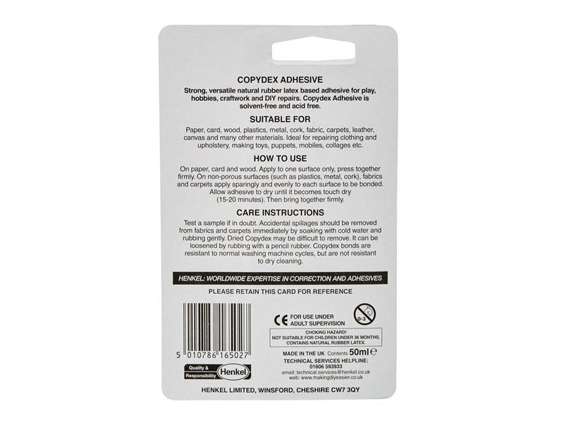 Copydex Adhesive Tube 50ml                                                      