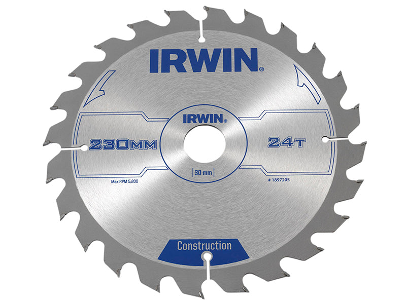 Construction Circular Saw Blade 230 x 30mm x 24T ATB                            