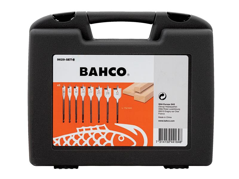 9629 Series Flat Bit Set, 8 Piece