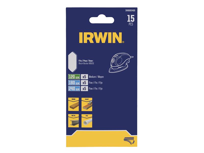 Mouse Sanding Finger Sheet Set, 15 Piece                                        
