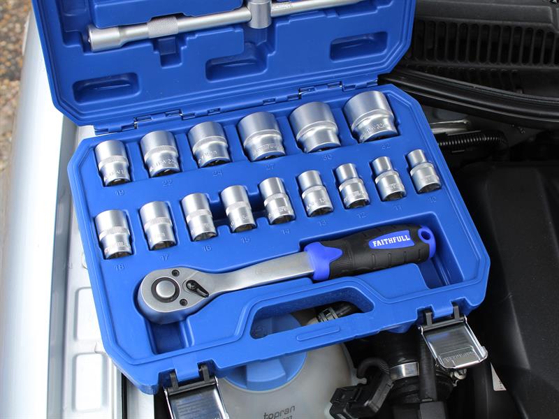 1/2in Drive Socket Set, 22 Piece                                                