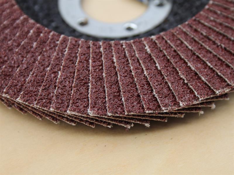 Aluminium Oxide Flap Disc 125 x 22mm Mixed Grit (3 Pack)