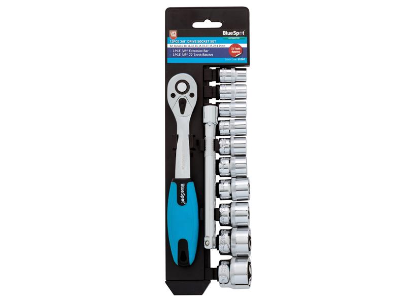 3/8in Drive Socket Set of 12                                                    