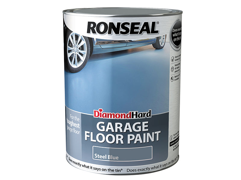 Diamond Hard Garage Floor Paint Tile Red 5 litre