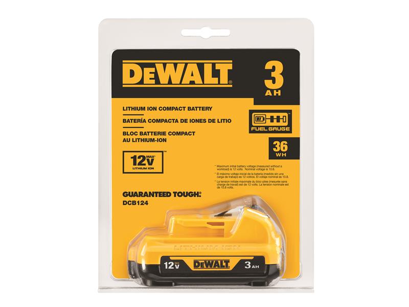 DCB124 XR Slide Battery Pack 12V 3.0Ah Li-ion                                   