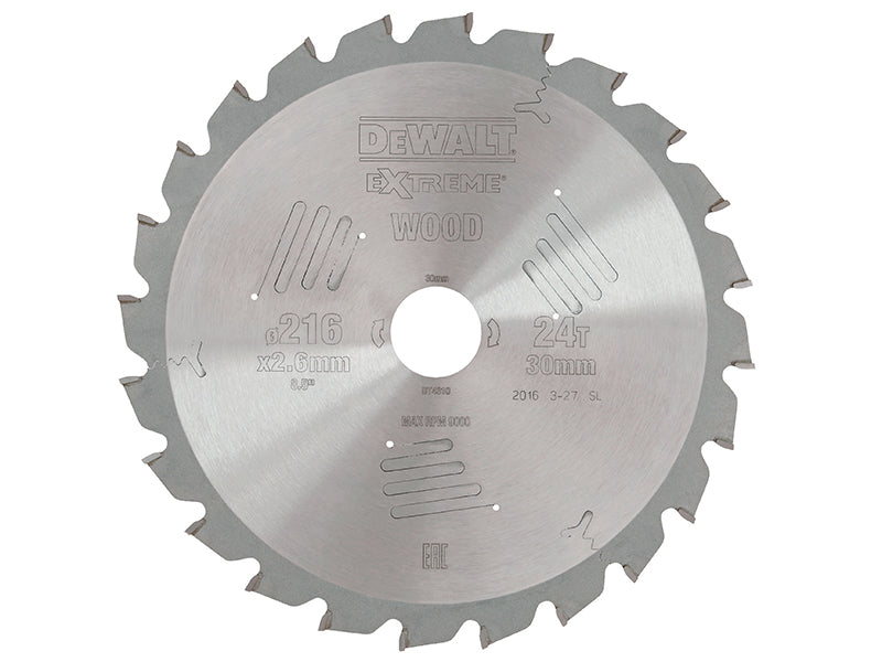 Series 60 Circular Saw Blade 216 x 30mm x 24T ATB/Neg                           